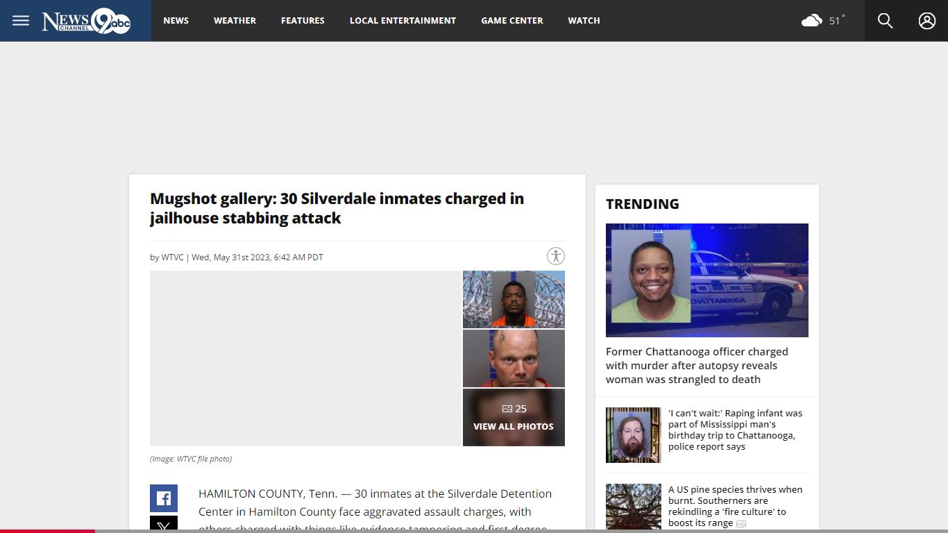 Mugshot gallery: 30 Silverdale inmates charged in jailhouse ... - WTVC